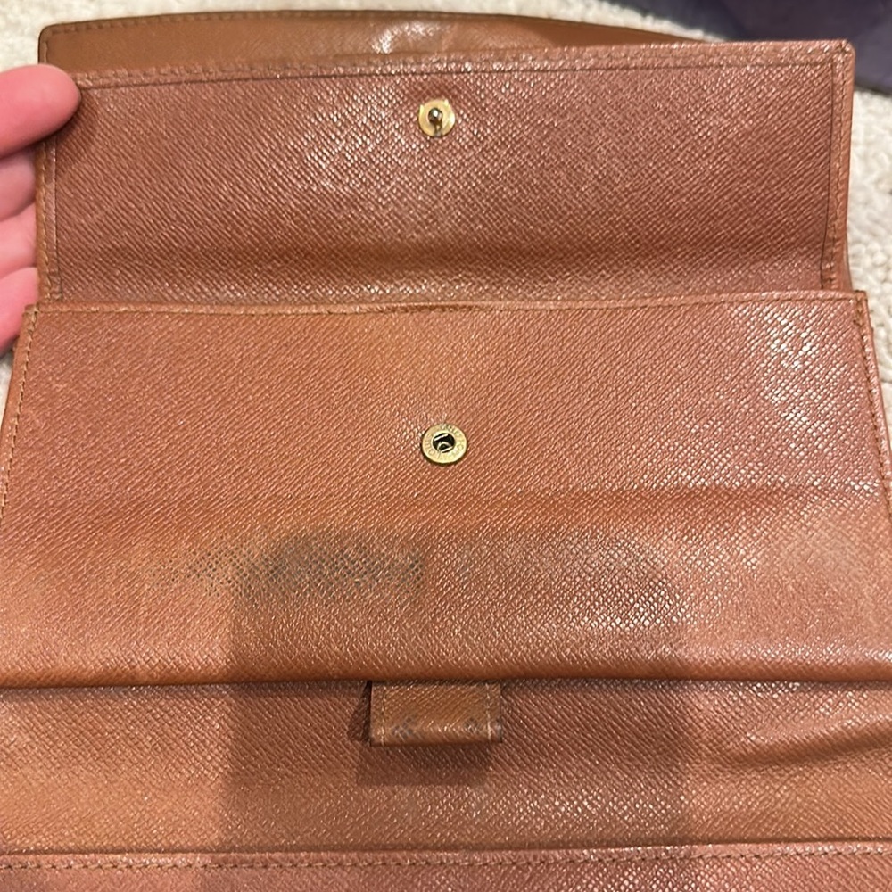 💯 authentic Louis Vuitton trifold Long Sarah wallet - Picture 4 of 10